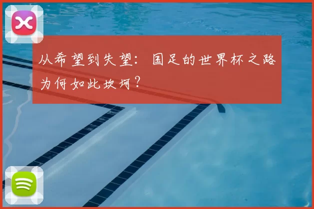 从希望到失望：国足的世界杯之路为何如此坎坷？
