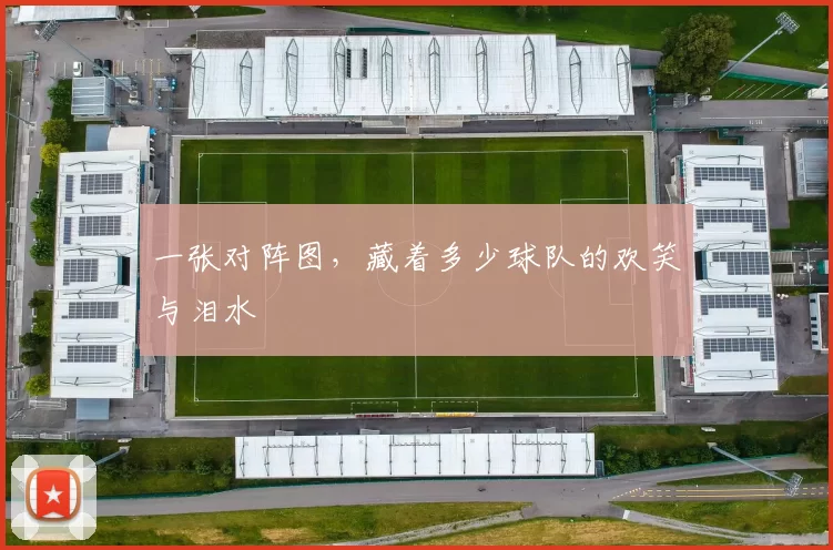 一张对阵图，藏着多少球队的欢笑与泪水